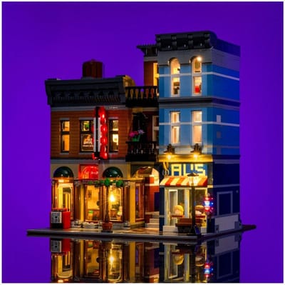 LMB 2.0 - Verlichtingsset geschikt voor LEGO® 10246 Detectiveskantoor.