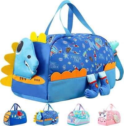 Unicorn Sporttas voor Kinderen - Zwemtas, Weekendtas en Duffle Bag voor Buitenactiviteiten, Voetbal en Reizen