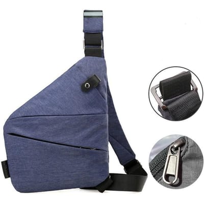 Heren Dunne Anti-Diefstal Kleine Borsttas Crossbody Tassen Mannelijke Eén Schouder Sling Bag voor Reizen Jongen Sporttas