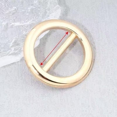 Multifunctionele Metalen Sjaalclips - Elegante Modeaccessoires, Veelzijdige Styling Clips voor het Vastzetten van Korte Mouwen of Overhemden 1 Piece Gold