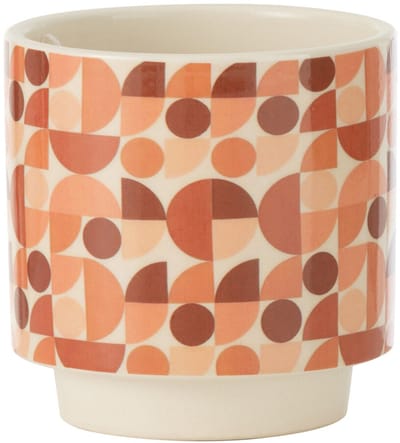 J-Line bloempot Trivial - keramiek - mix - small - Ø 10 cm