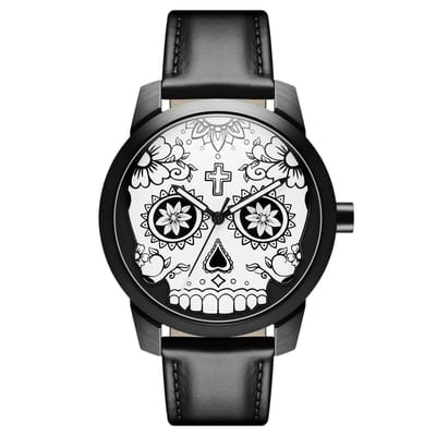 Todos | Dag van de Doden-Horloge met Witte Schedel