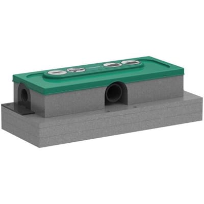 Hansgrohe uBox universal - Inbouwlichaam voor rechte afvoeren voor vlakke installatie 01000180