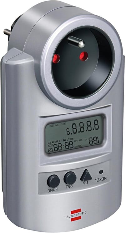 Stroommeter - Energiekostenmeter - Energie Besparen - Meerdere Metingen - 3600 Watt - Wit