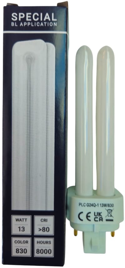 SPL G24q-1 PL-C 4P Spaarlamp | 13W 830 3000K | 4-Pins