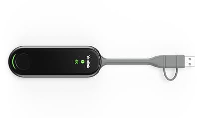 Yealink PA20 - Draadloos Presentatiesysteem - 4K Ultra HD - Wi‑Fi 6 - Plug & Play