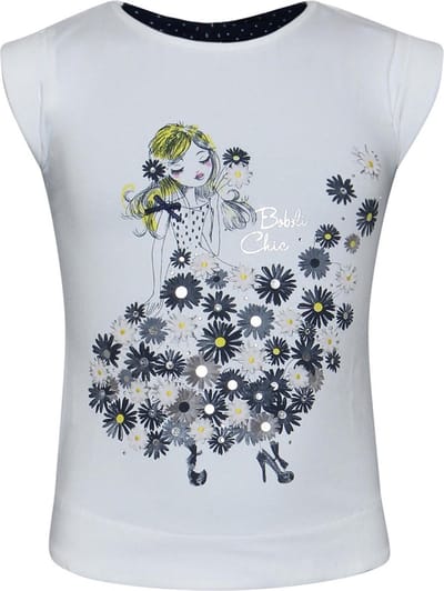 Boboli Meisjes Shirt - Wit - Maat 104