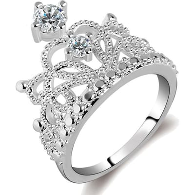 Europese en Amerikaanse Hand Sieraden Kroon Ring voor Vrouwen No. 9