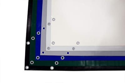 Afdekzeil PVC - Waterdicht doek - Boot afdekken - Met ogen - 3x1 meter - Lichtgrijs