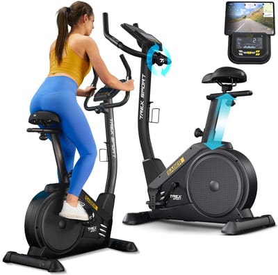 Trex Sport TX-750EB Saber - Hometrainer - Elektrisch-magnetisch - Indoor cycling - Zwart