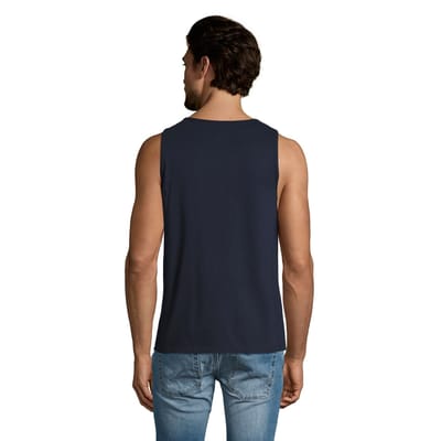 SOLS Heren Justin Mouwloze Tank / Vest Top (Franse marine)
