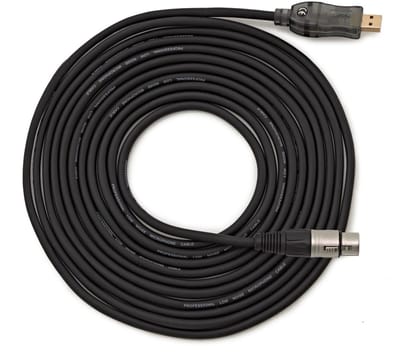 XLR (F) - USB Audio-Interface Kabel van Gear4music, 5 m