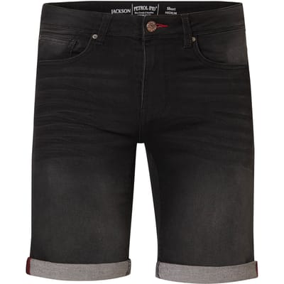 Petrol Industries - Heren Summer Denim Shorts - Zwart - Maat S
