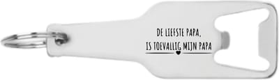 Akyol - de liefste papa is toevallig wel mijn papa flesopener - Papa - cadeau papa - leuk cadeau voor je papa om te geven - verjaardag papa - 105 x 25mm