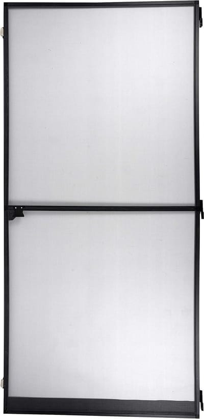 Vliegengaas met scharnieren - Magnetisch - Max 100x215 cm - Aanpasbaar - Zwart