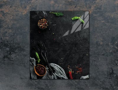 TMK ArtDeko - Snijplank - Glas - 45x52 cm - Decoratieve Print