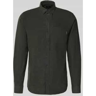 Slim fit vrijetijdsoverhemd met borstzak, model 'Brushed'