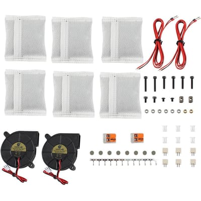 3D Printer Nevermore V6 Duo Actieve Koolfilters Accessoire Compatibel met VORO 2.4 VORO veelkleurig