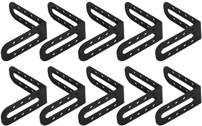 Dailygoods- Tegelhoekleveler 25 Stuks - Professionele Tegelnivelleerder - ABS Materiaal - Zwart - Dikte 1,96 mm - Perfect voor Vloer/Wand Tegels - Tegelsysteem
