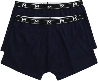 Men Plus - Heren - Heupbroek set van 2 onderbroek - Navy blauw - Maat 7XL