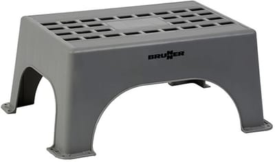 Brunner Podium L Opstapkrukje - Stevig Opstapje voor Camper & Caravan - Antislip Bovenkant - Stapelbaar - Kunststof