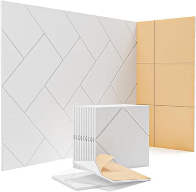 JGS Premium - Zelfklevende Akoestische Panelen 12 stuks voor Geluidsabsorptie en Wanddecoratie - Kuchoow Akoestisch Paneel 30x30x09cm. Promoot een stille omgeving met deze geluidsabsorberende panelen.