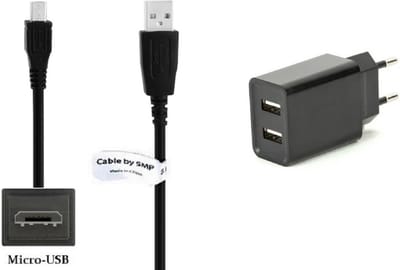 OneOne 2.1A lader met 2 poorten + 0,95m standaard Micro USB kabel. Oplader adapter past op Samsung Galaxy J1, J1 Mini Prime, J2 Pro-Core, J3, J4, J4 Core, J5, J6, J6 Plus, J7, J8, Core, Express, Pocket, On 5, On5 Pro, On 6