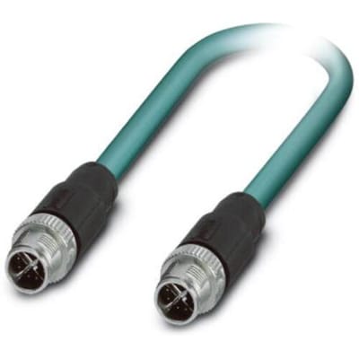 Phoenix Contact 1407483 Sensor/actuator connector M12 SPEEDCON Aantal polen (sensoren): 8 Stekker, recht, Stekker, recht 1.00 m 1 stuk(s) Piece
