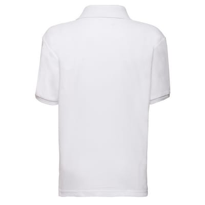 Fruit of the Loom Kinder/Kinder 65/35 Poloshirt (Wit)
