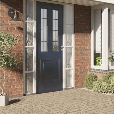 vidaXL - Raamfolie - bamboepatroon - mat - 90x500 - cm - PVC