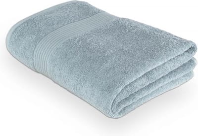 Tiseco Home Studio - Douchelaken EDEN - 100% bio katoen - 500 g/m2 - met ophanglus - bio katoen - superzacht en zeer absorberend - 100x150 cm - Blauw