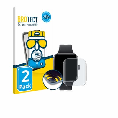 BROTECT - Screenprotector voor Xiaomi Redmi Watch 5 - Folie Beschermfolie matte volledig dekking 2 Stuks