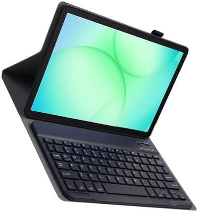 Hoes Geschikt voor Samsung Galaxy Tab A11 Plus - Toetsenbord Case - Keyboard Book Cover - Hoesje - Donkerblauw