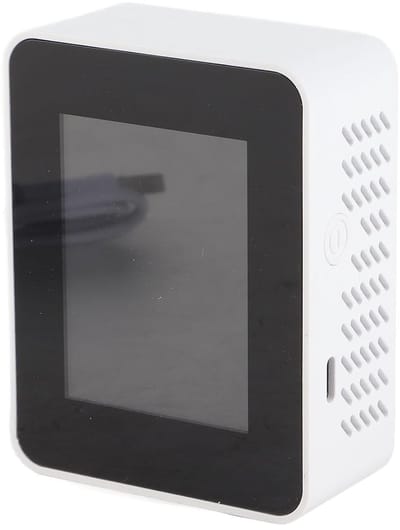 CO2 Detector - Luchtkwaliteit Monitor - Binnenklimaat Controleren - Alarm Herinnering - 400-6000 PPM - Wit
