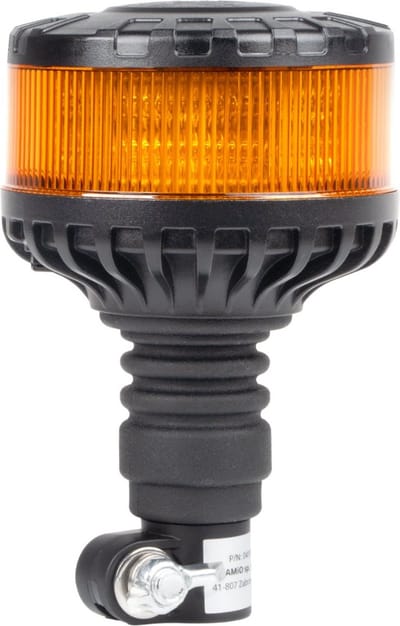 LED dak zwaailamp - Oranje - 16 LED - R10 / R65 - Flex beugel