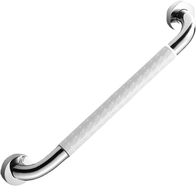 Veiligheidsgreep - Toiletbeugel Armsteun - Badkamerondersteuning - Antislip Lichtgevend - 43.5 x 6.5 cm - Wit