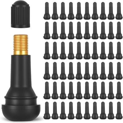Solidchoice - 60 Stuks Rubber Ventiel Inserts voor Auto en Fietsen