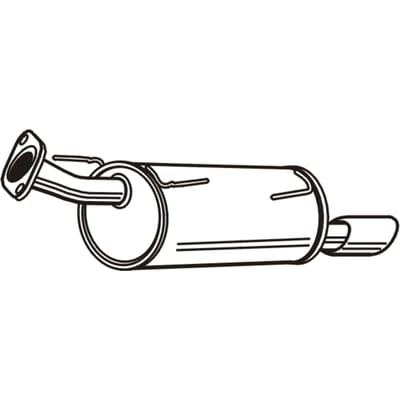 Geluiddemper achter WALKER 24178