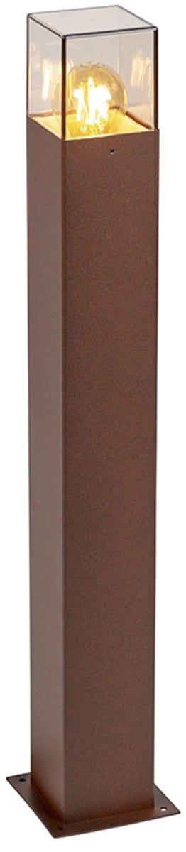 QAZQA denmark - Industriele Dimbare LED Smart Staande Buitenlamp | Staande Lamp voor buiten incl. wifi met Dimmer - 1 lichts - H 700 mm - Roestbruin - Industrieel - Buitenverlichting