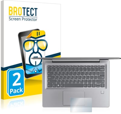 BROTECT - Screenprotector voor Lenovo IdeaPad 530s (14") Touchpad - Folie Beschermfolie transparant 2 Stuks