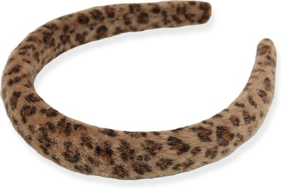 Furry Luipaard Haarband/Diadeem - Bruin | Polyester | Fashion Favorite