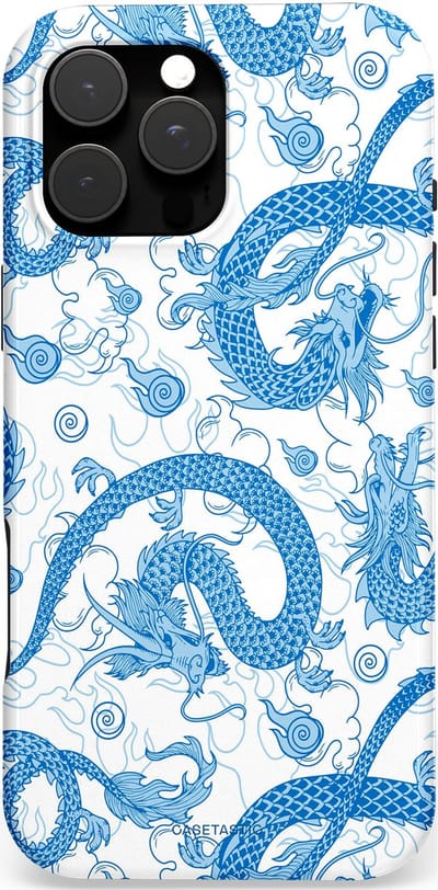 Casetastic Hoesje Geschikt voor Apple iPhone 16 Pro Max Magsafe - Stijlvolle Beschermende Duo-layer Case - Drakengloed