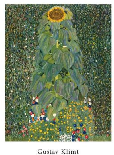 Kunstdruk Gustav Klimt - Die Sonnenblume 50x70cm