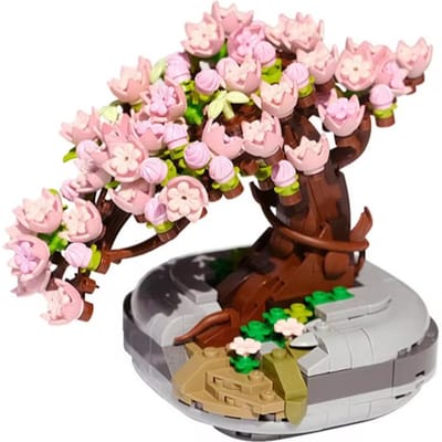Romantisch Wilde Bloemen Boeket Bloemen Bouwset Huisdecoratie Bouwsteen Speelgoed Valentijnsdag Cadeau voor Vriendin St Praktisch Gebruik Not  BOX