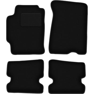 Zwarte velours vloermatten voor: Mazda MX-6 II coupé (1992-1997)