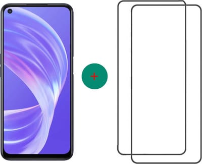 Screenprotector Geschikt voor Samsung Galaxy A73 5G screenprotector Zwart Beschermglas Screenprotector Geschikt voor Samsung Galaxy A73 5g screenprotector glas - Screenprotector Geschikt voor Samsung Galaxy A73 5g - 2 stuks