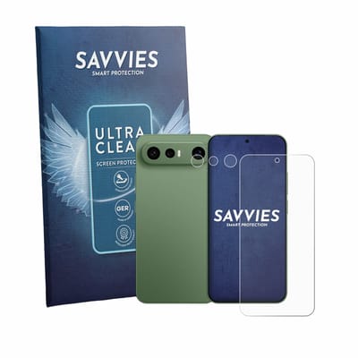 Savvies - Screenprotector voor Vivo X300 FE (Voor+Camera) - Folie Beschermfolie transparant 18 Stuks