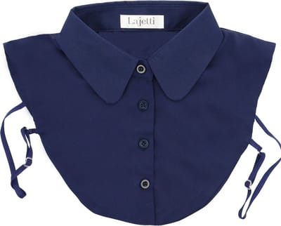 Lajetti - Los kraagje Donkerblauw Blouse Kraagje voor Dames