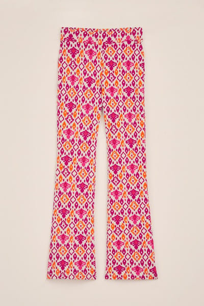 WE Fashion Girls' flared leggings with pattern