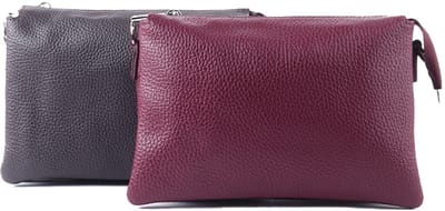 Giuliano lederen schoudertas Aveliney - Made in Italy - Bordeaux